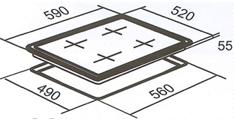 HX-1-6NF-INDUCT dimensions web